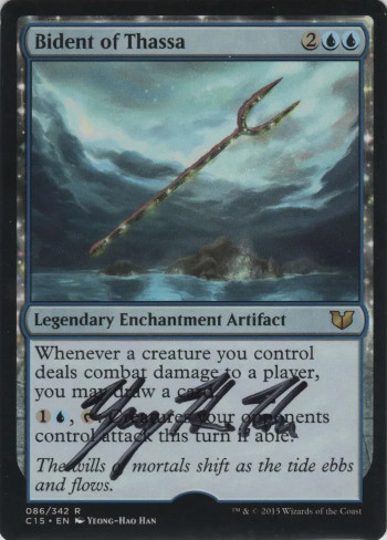 mtg 石臼 プレイマット Yeong-Hao Han サインド サイン MtG Artist Connection - Yeong Hao Han